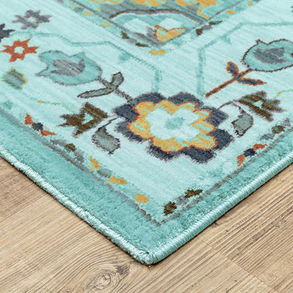 Traditional Hand Wool Area Rug For Living Room Oushak WK-648