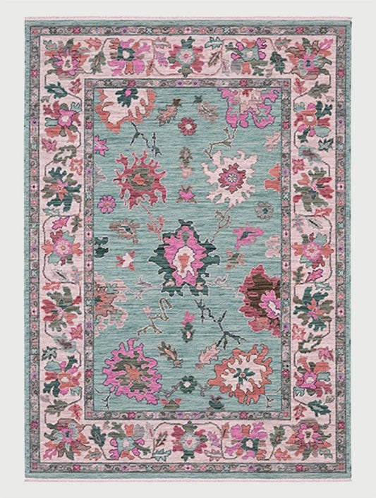 Oushak Handmade Wool Area Rug For Bedroom WK-649