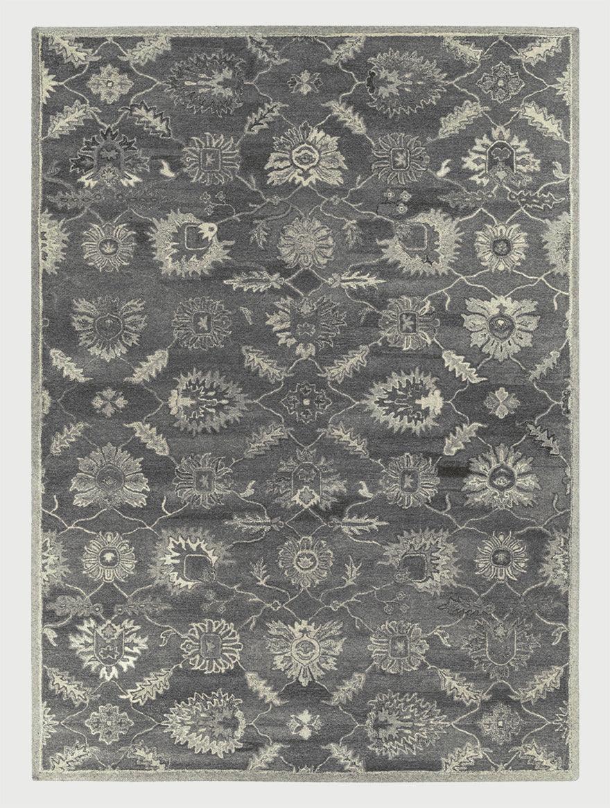 Hand Knotted Wool Area Rug For Bedroom Hall WK-656