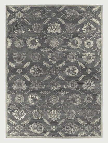 Hand Knotted Wool Area Rug For Bedroom Hall WK-656