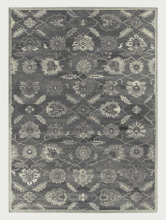 Hand Knotted Wool Area Rug For Bedroom Hall WK-656