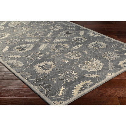 Hand Knotted Wool Area Rug For Bedroom Hall WK-656