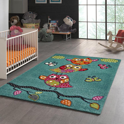 Natural Wool Hand Tufted Rug For Kids Room WK-657