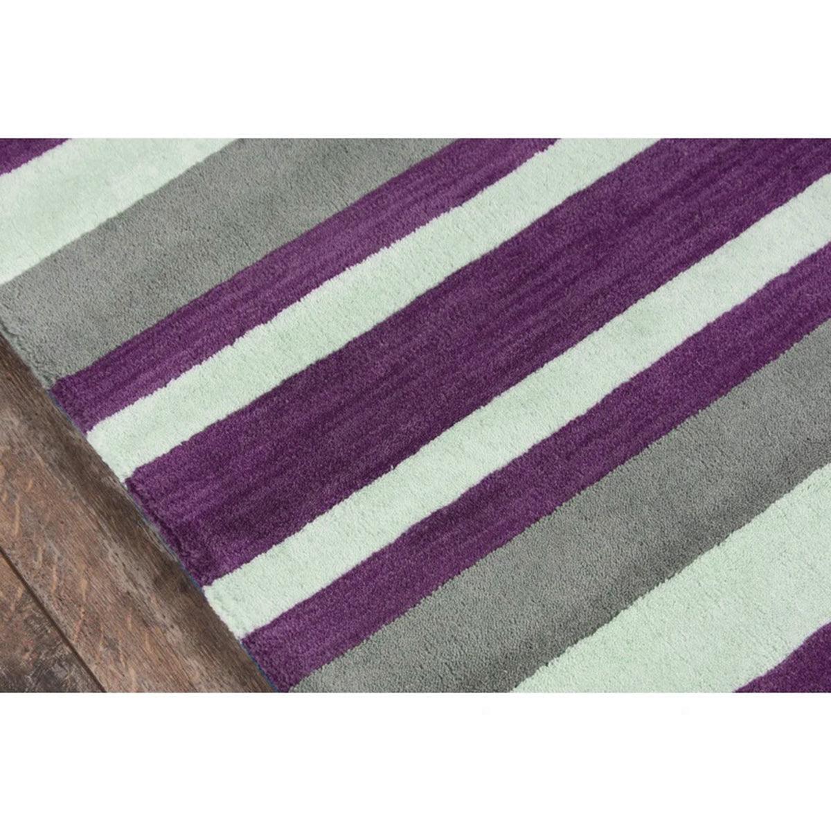 Purple Hand Tufted Wool Area Rug For Living Room WK-662