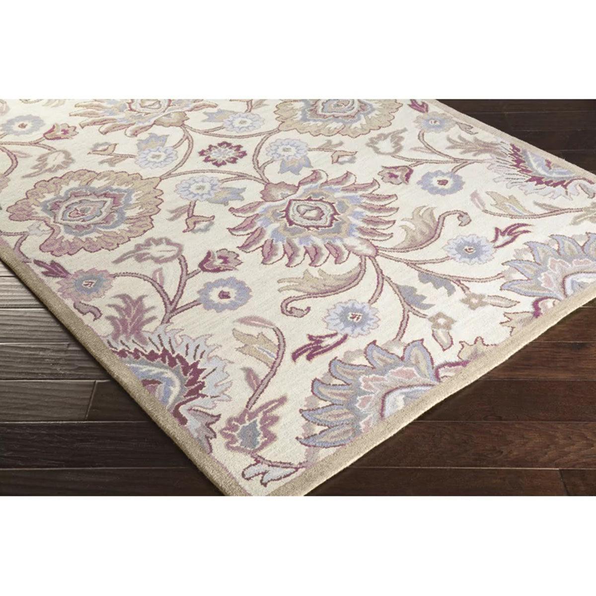 Traditional Hand Tufted Wool Area Rug For Hall Yoga Mat WK-664