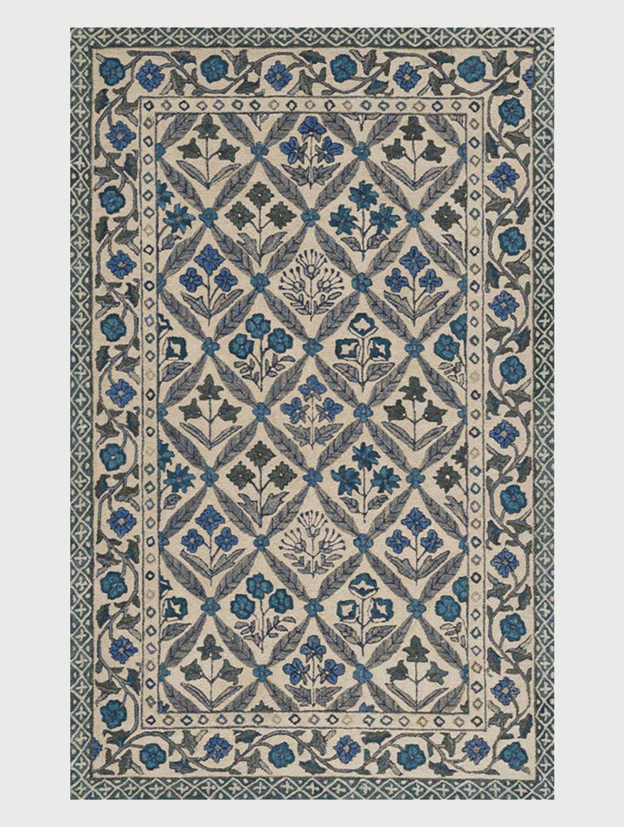 Traditional Hand Tufted Wool Area Rug For Hall Yoga Mat WK-666