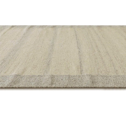 Gray Hand Loom Wool Area Rug For Dining Room WK-668