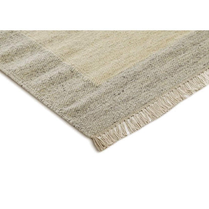 Gray Hand Loom Wool Area Rug For Dining Room WK-668