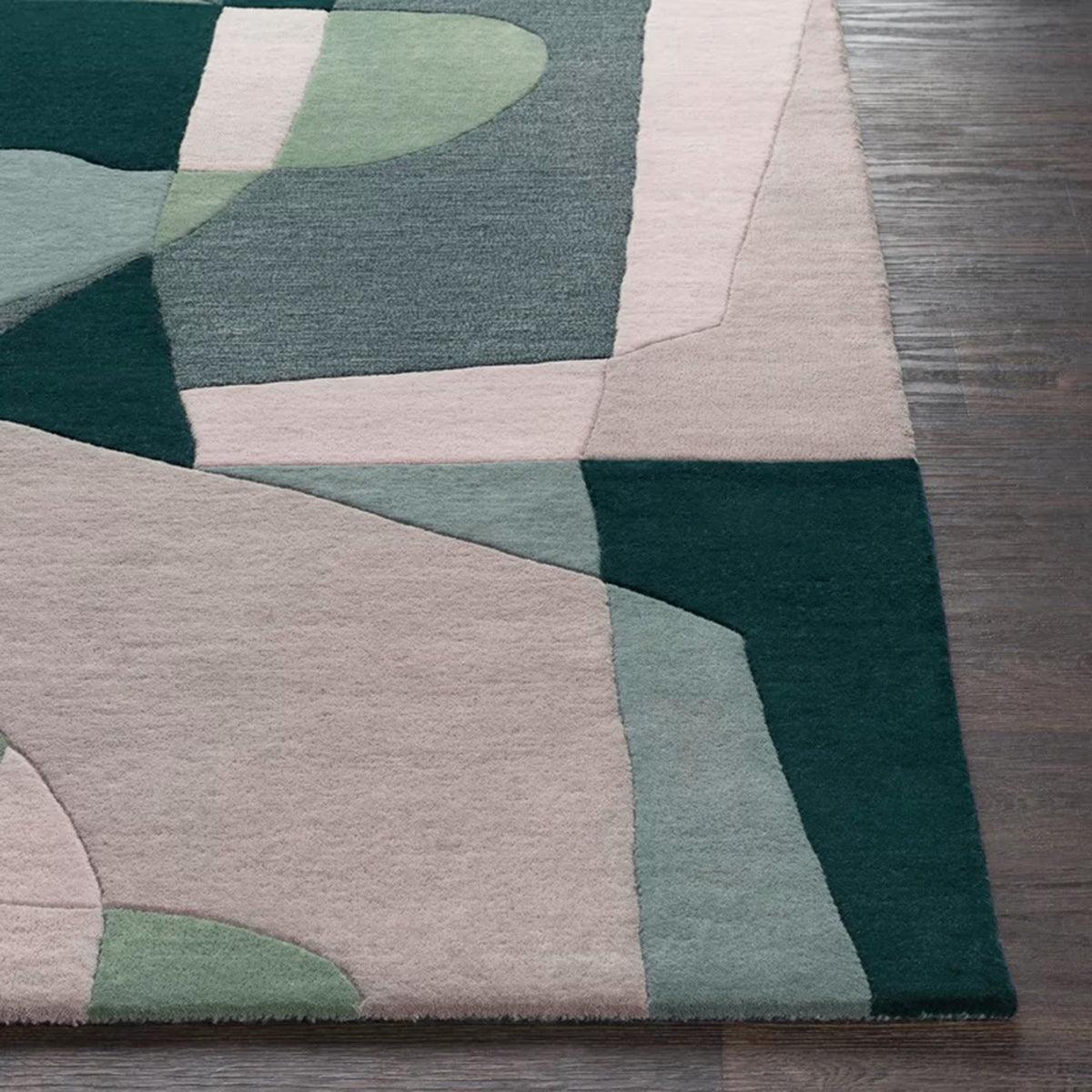 Hand Tufted Wool Area Rug For Living Room WK-679