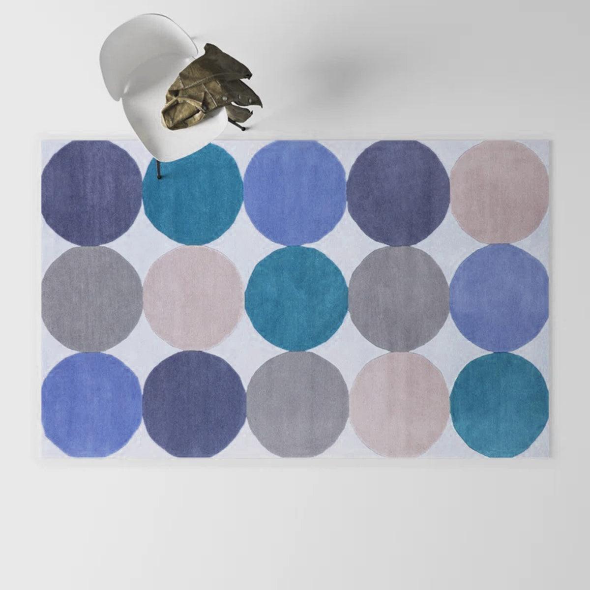 Modern Hand Tufted Wool Area Rug For Bedroom WK-690