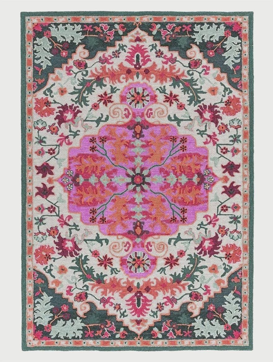 Hand Tufted Wool Area Rug For Hall Yoga Mat  WK-694