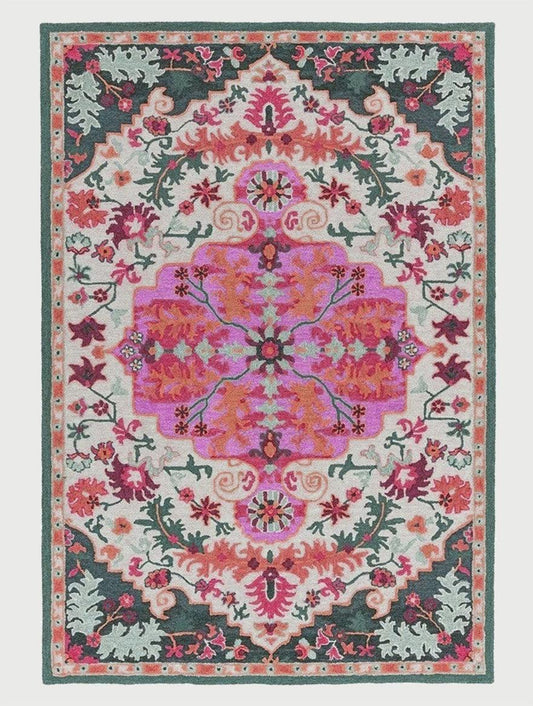 Hand Tufted Wool Area Rug For Hall Yoga Mat  WK-694