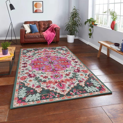 Hand Tufted Wool Area Rug For Hall Yoga Mat  WK-694