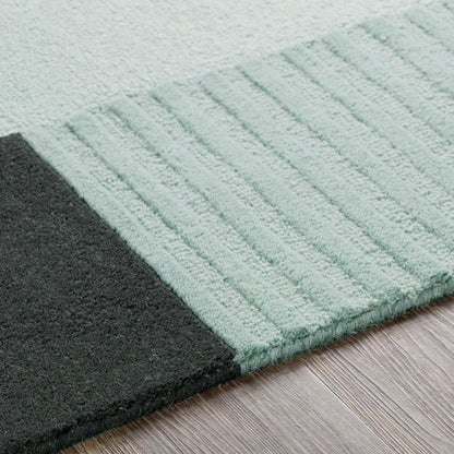 Alfombra de lana natural hecha a mano para dormitorio WK-697