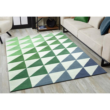 Modern Hand Tufted Wool Area Rug For Dining Room WK-702