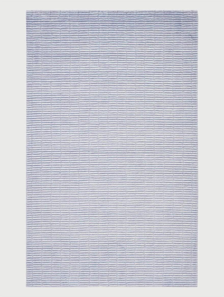 Gray Hand Loom Natural Wool Area Rug For Hall Patio WK-707