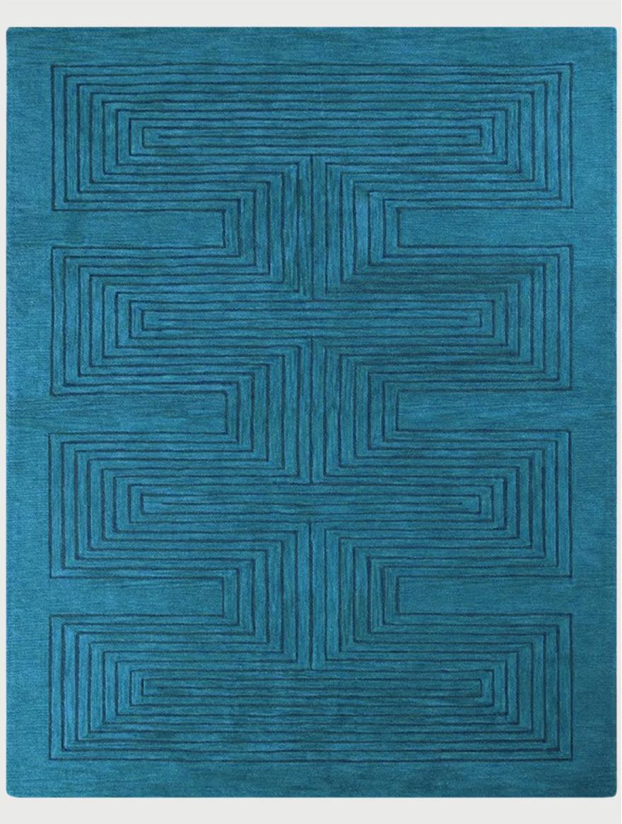 Hand Tufted Wool Area Rug For Hall Yoga Mat  WK-708