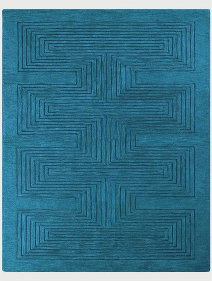 Hand Tufted Wool Area Rug For Hall Yoga Mat  WK-708