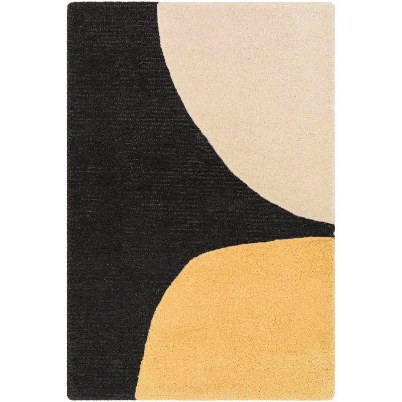 Traditional Hand Tufted Wool Area Rug For Bedroom WK-710