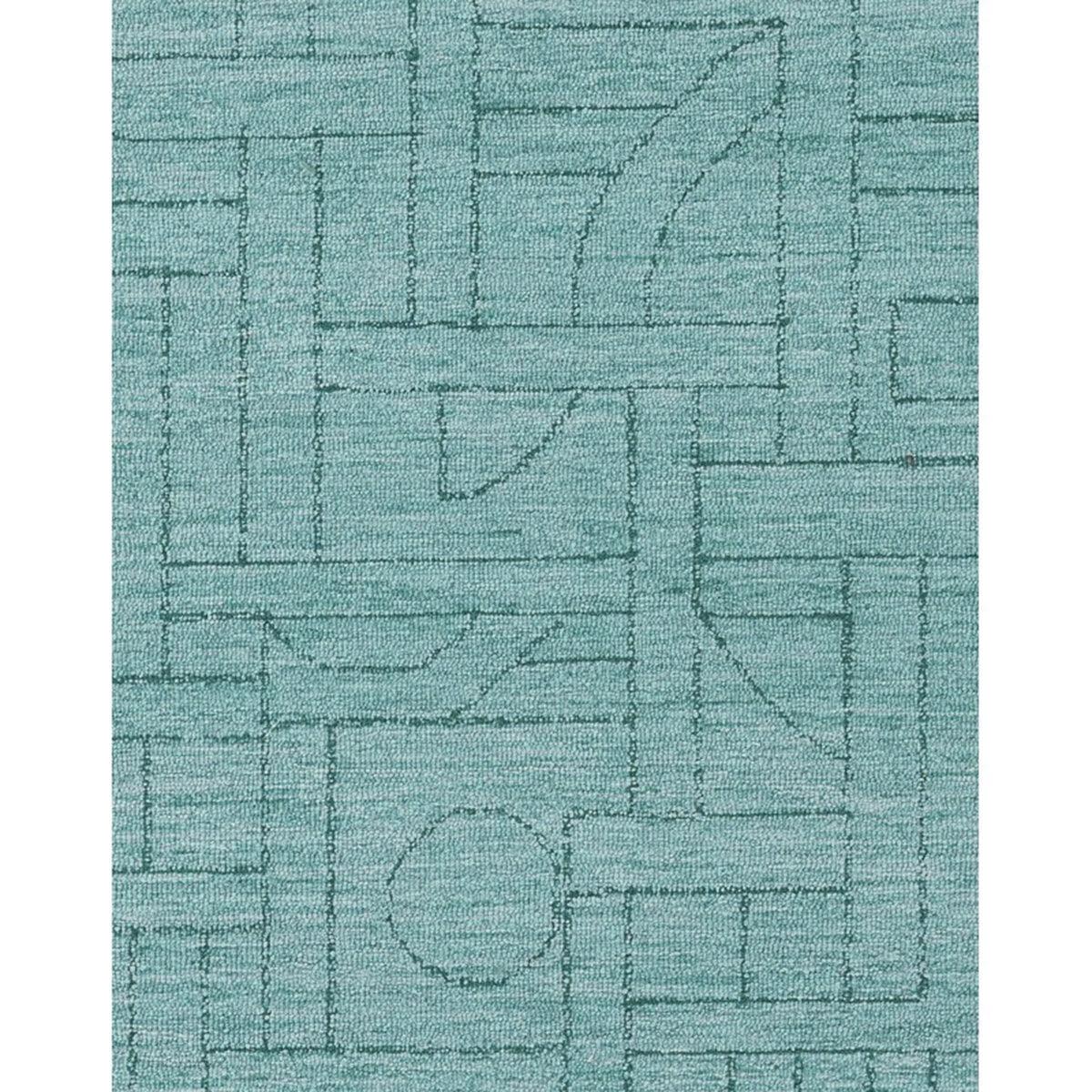 Hand Tufted Wool Area Rug For Bedroom WK-726