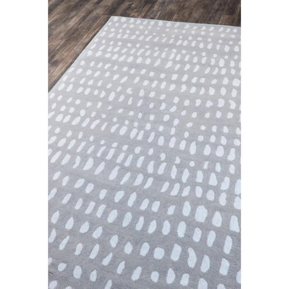 Gray Hand Tufted Wool Area Rug For Hall Patio WK-727