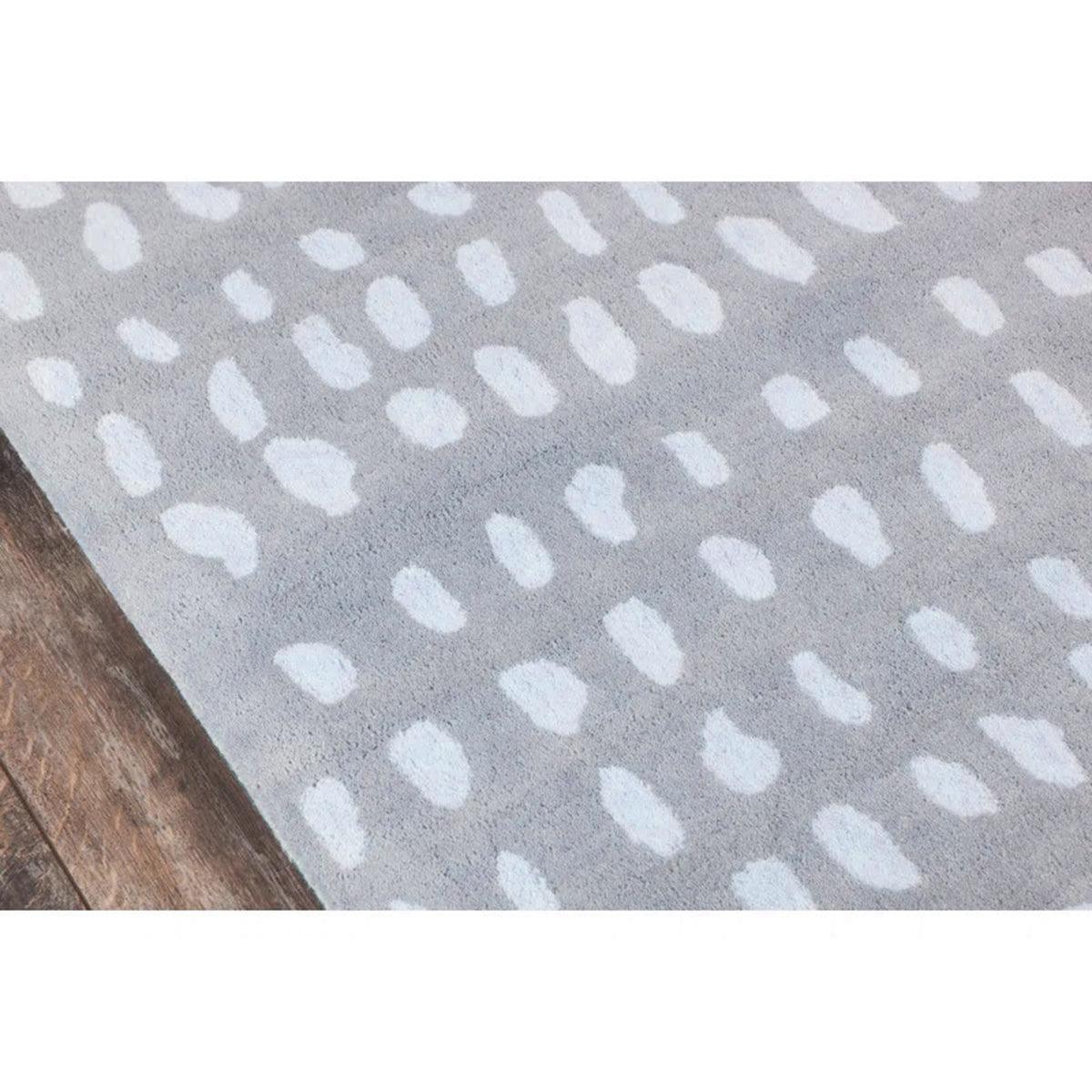 Gray Hand Tufted Wool Area Rug For Hall Patio WK-727