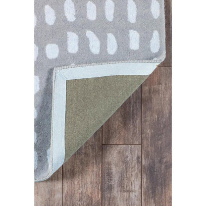 Gray Hand Tufted Wool Area Rug For Hall Patio WK-727