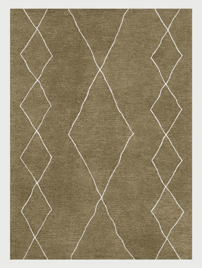 Hand Tufted Wool Area Rug For Living Room WK-732