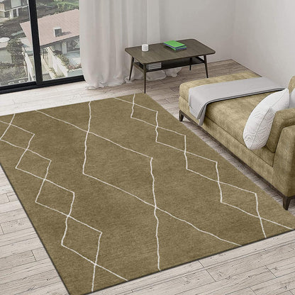 Hand Tufted Wool Area Rug For Living Room WK-732