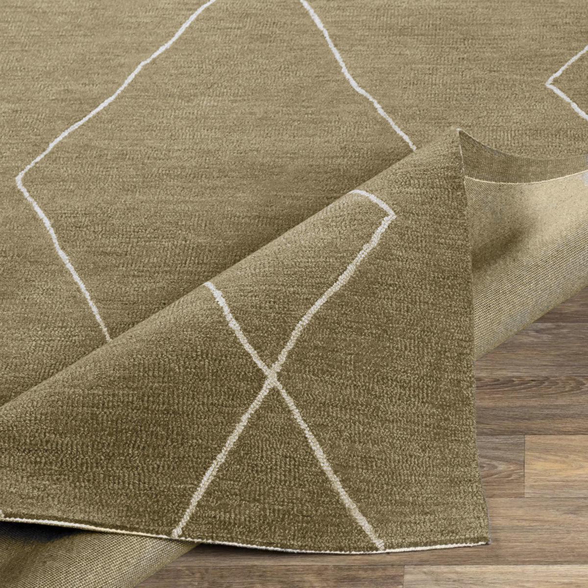 Hand Tufted Wool Area Rug For Living Room WK-732