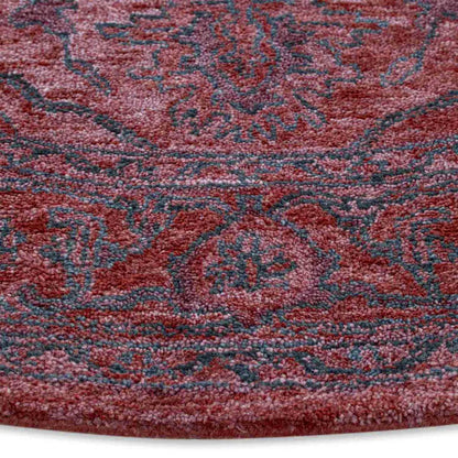 Hand Knoted Wool Area Rug For Living Room WK-739