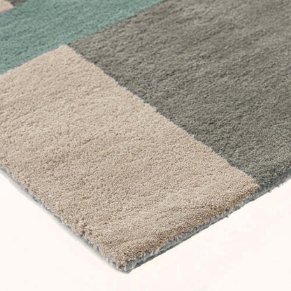 Natural Wool Rug Hand Tufted For Living Room WK-745