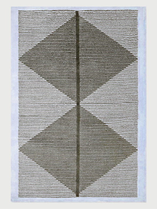 Hand Knoted Wool Area Rug For Bedroom WK-746