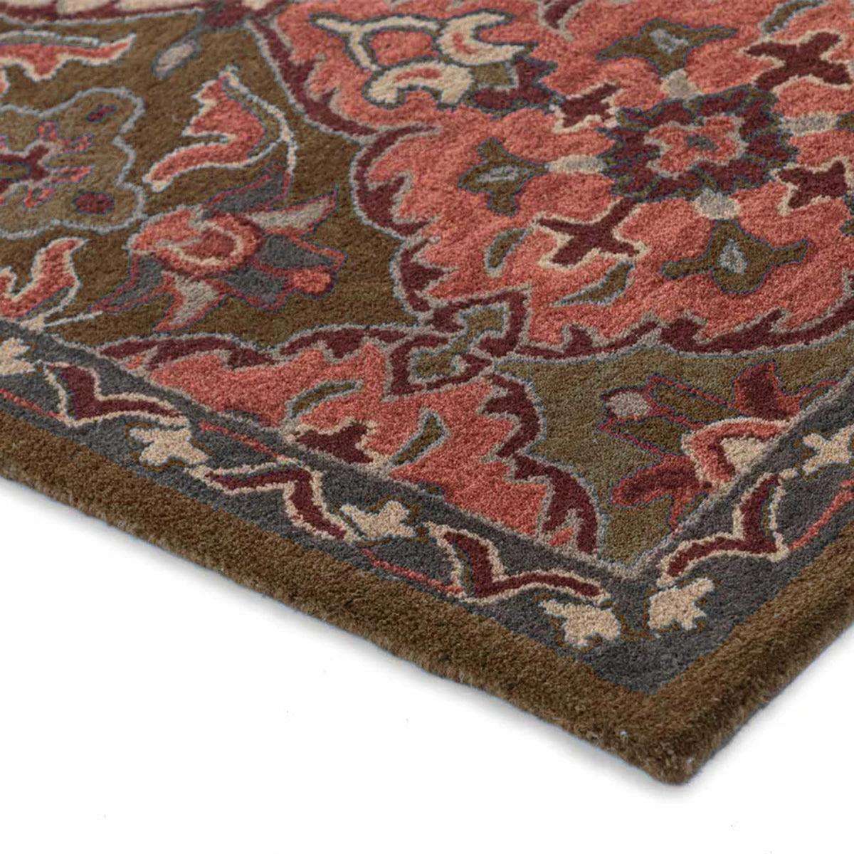 Hand Knoted Wool Area Rug For Garden Yoga Mat  WK-748