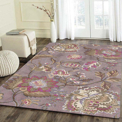 Hand Tufted Wool Rug For Bedroom Yoga Mat WK-750