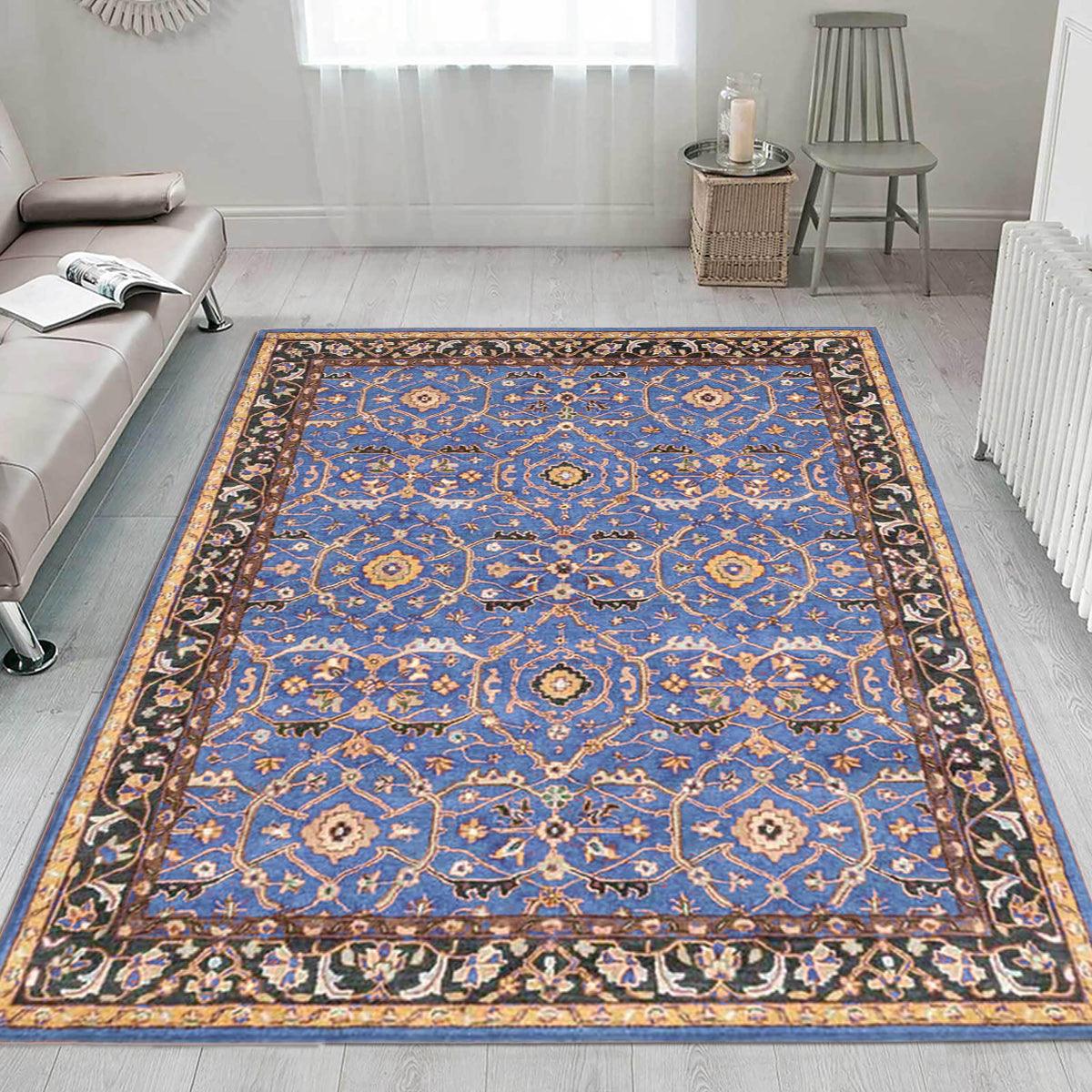 Hand Knoted Wool Area Rug For Living Room WK-752