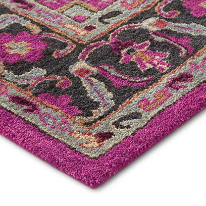 Hand Knoted Wool Area Rug For Bedroom WK-756