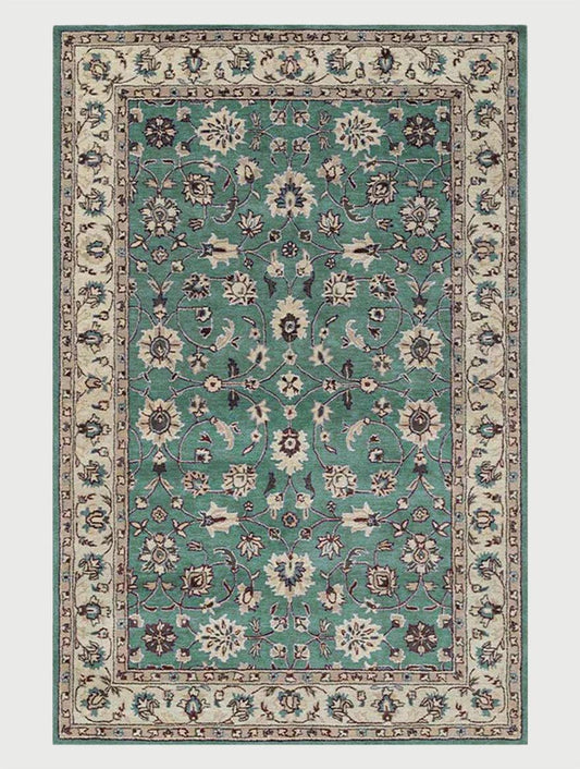 Hand Knoted Wool Area Rug For Garden Yoga Mat  WK-758