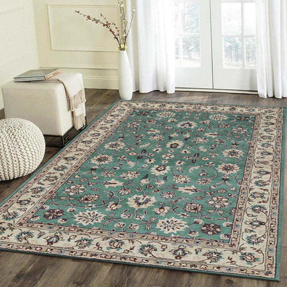 Hand Knoted Wool Area Rug For Garden Yoga Mat  WK-758