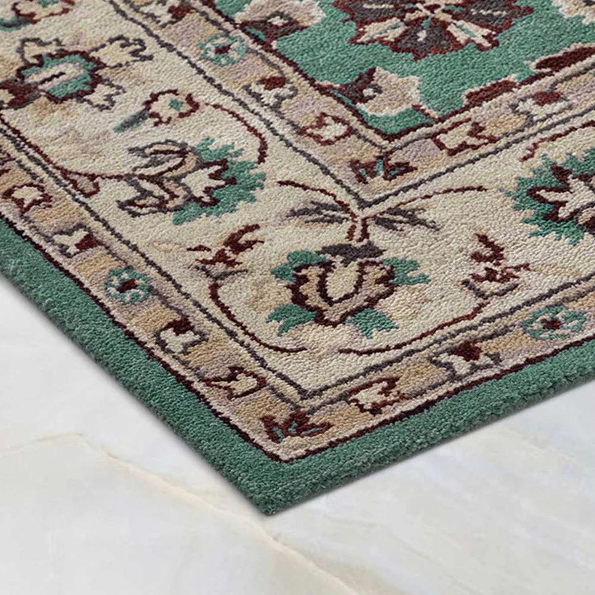 Hand Knoted Wool Area Rug For Garden Yoga Mat  WK-758