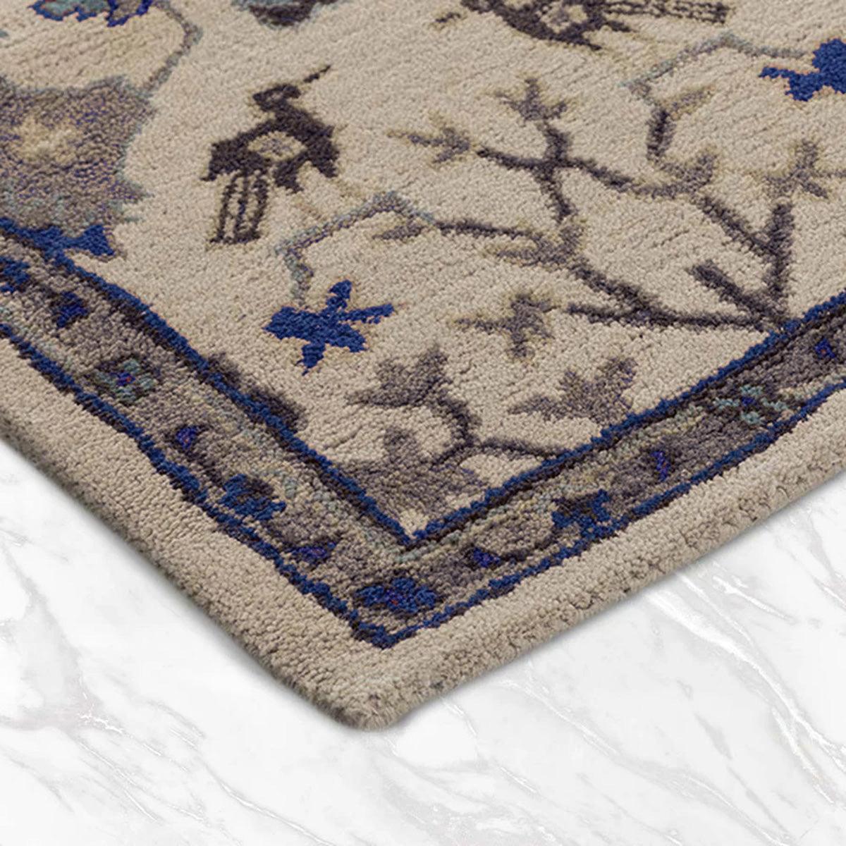 Hand Knoted Wool Area Rug For Living Room WK-759