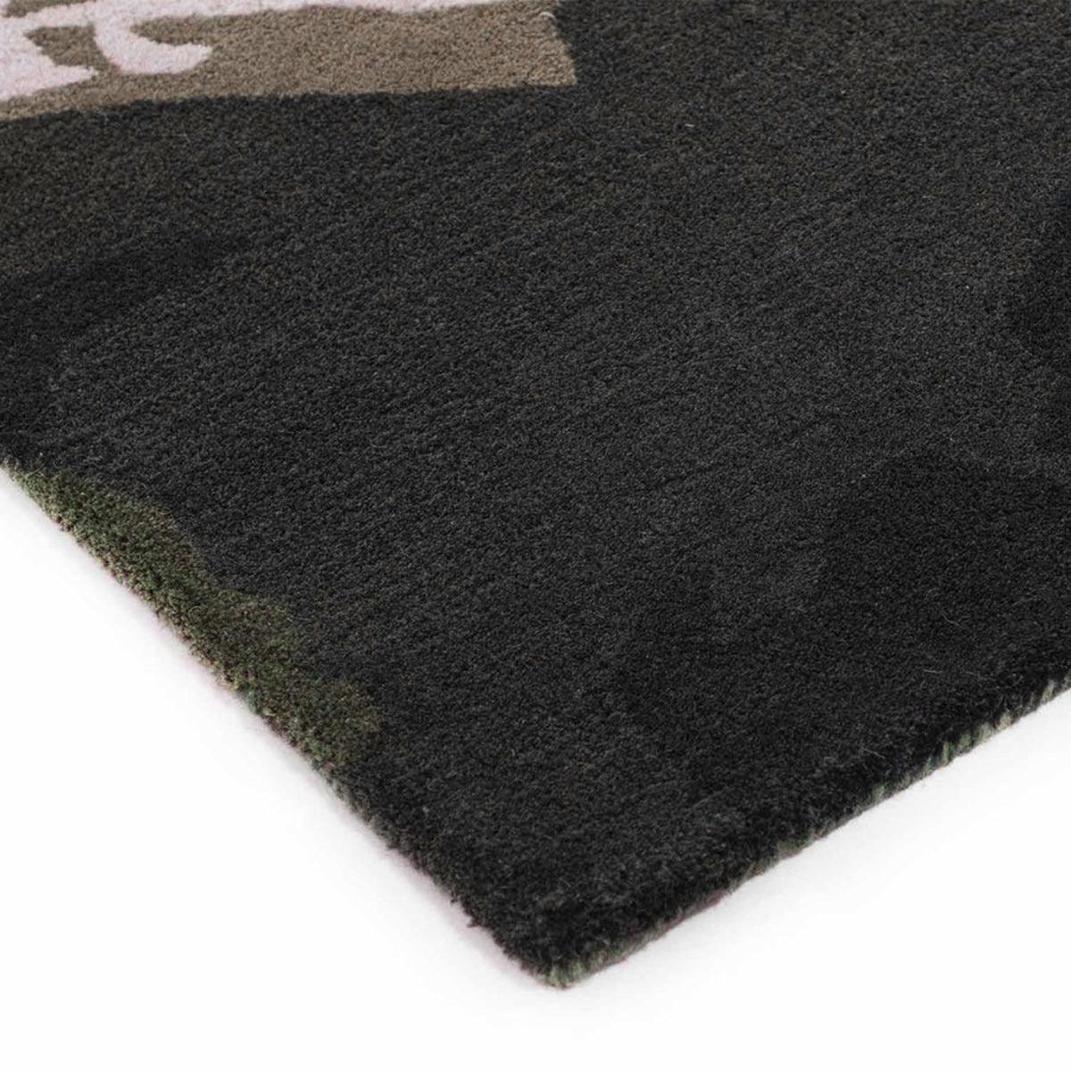 Hand Tufted Wool Area Rug For Garden Yoga Mat  WK-768