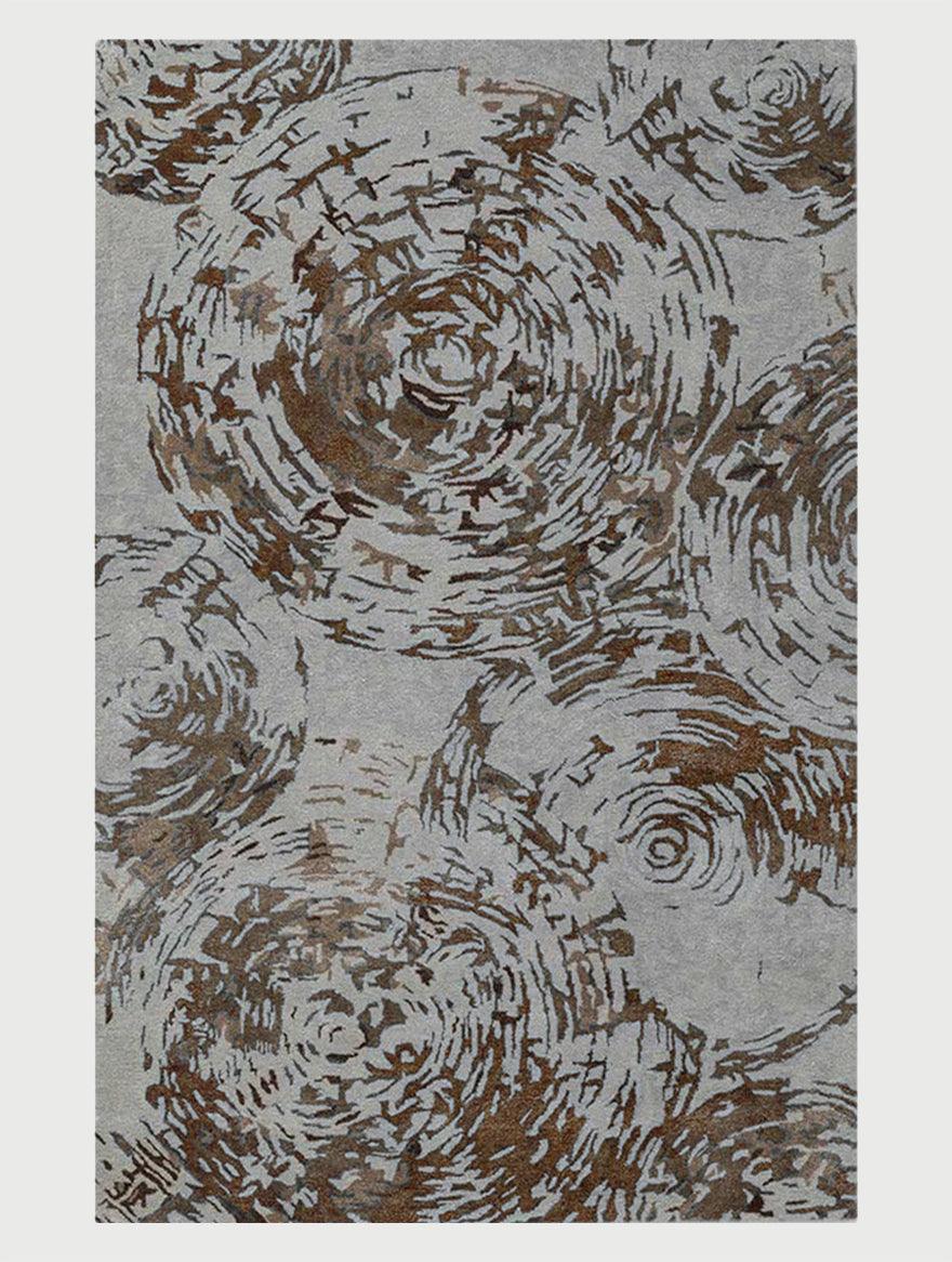 Hand Tufted Wool Area Rug For Living Room WK-772