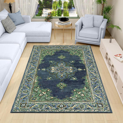 Hand Knoted Wool Area Rug For Garden Yoga Mat  WK-778