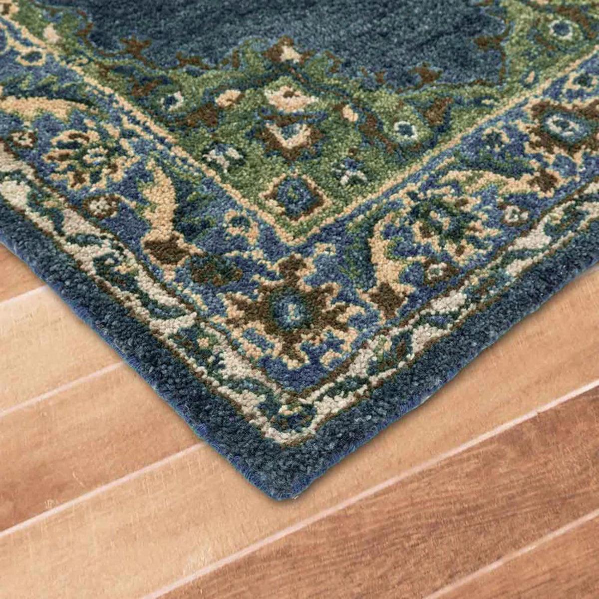 Hand Knoted Wool Area Rug For Garden Yoga Mat  WK-778