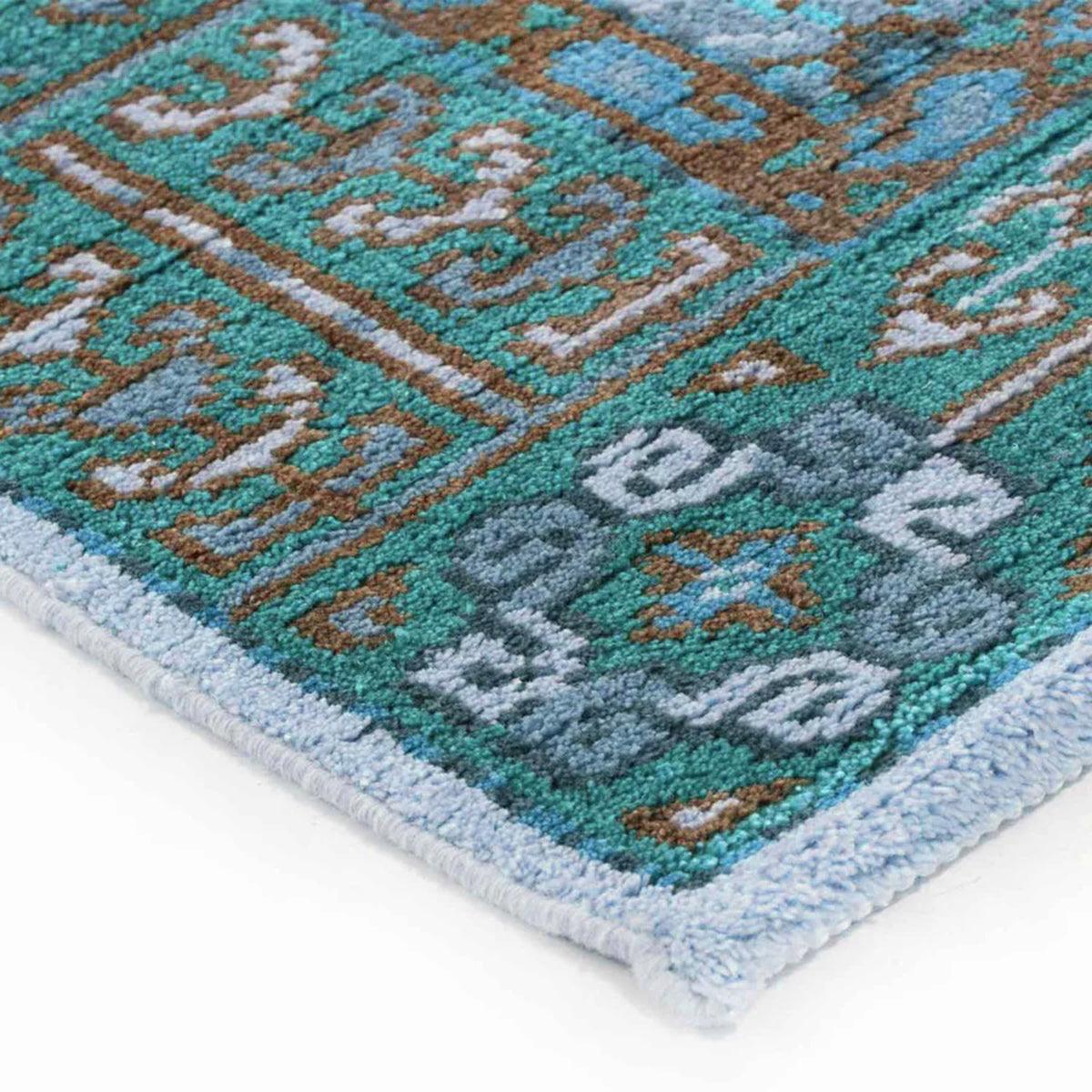 Hand Knoted Wool Area Rug For Living Room WK-782