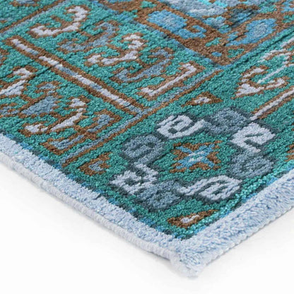 Hand Knoted Wool Area Rug For Living Room WK-782