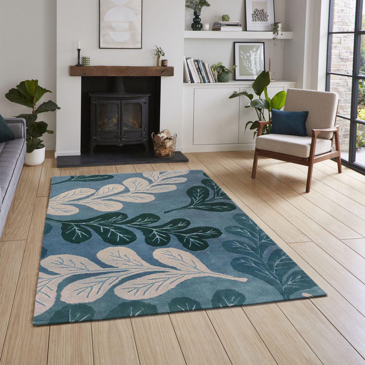 Hand Tufted Natural Wool Area Rug For Living Room WK-783