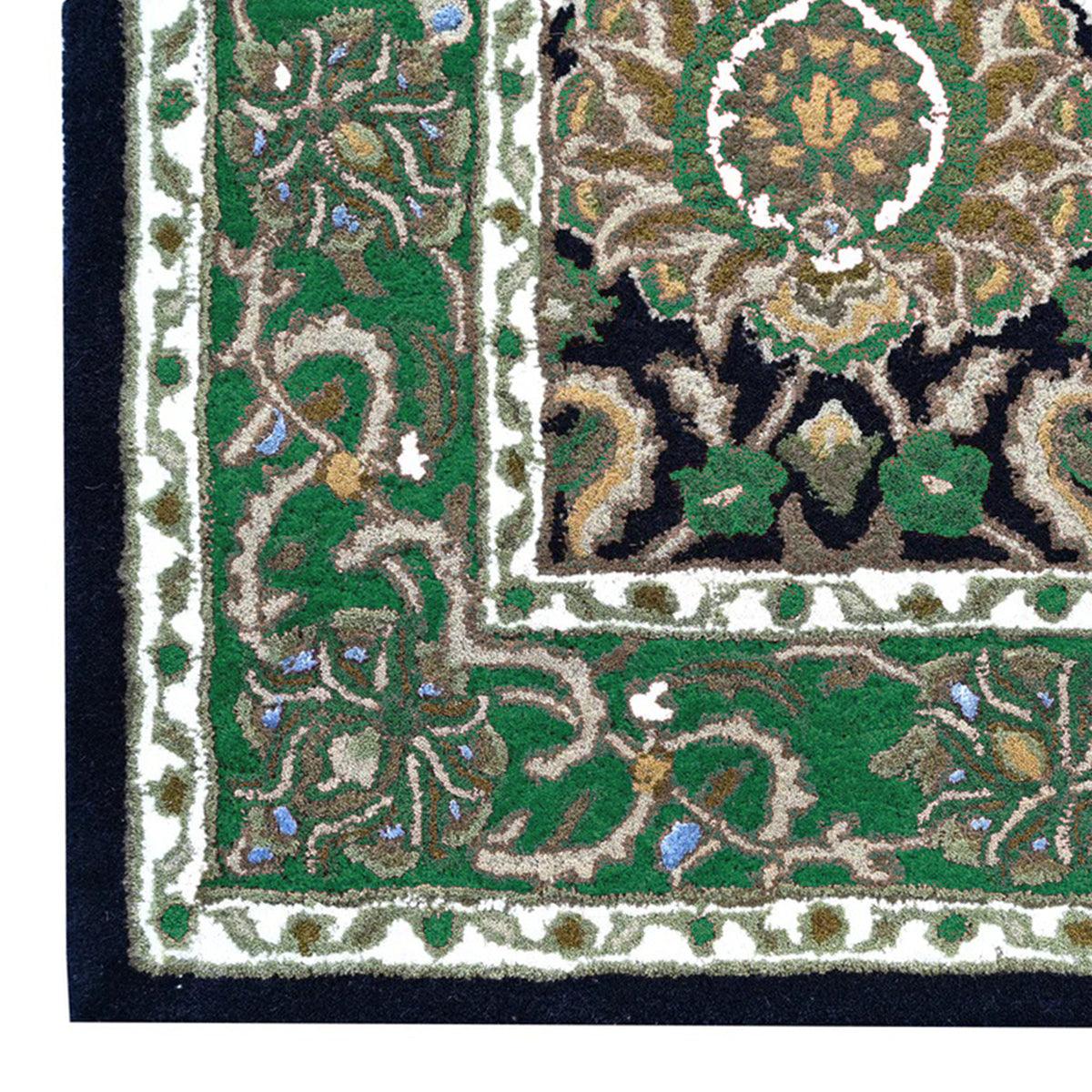 Hand Knoted Wool Area Rug For Bedroom WK-786