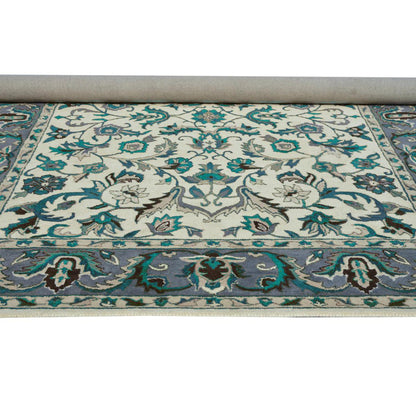 Hand Knoted Wool Area Rug For Living Room WK-789